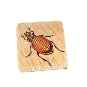 Hero Arts Leaf Beetle Small Rubber Stamp